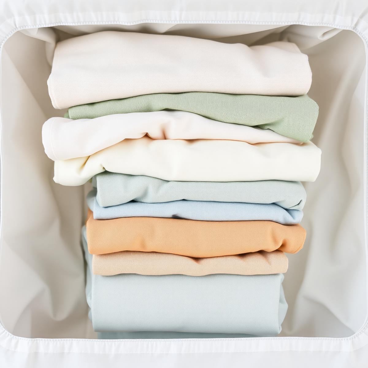 Clothing protected in breathable garment bags